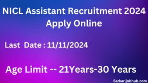 Read more about the article NICL Assistant Apply Online 2024